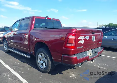 2021 Ram 1500 Big Horn 4X4 5'7 Box from USA, damaged, VIN 1C6SRFFM3MN613371